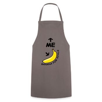 Banana for Scale - Cooking Apron - grey - Front - AI Model Male 185 dark (185cm)