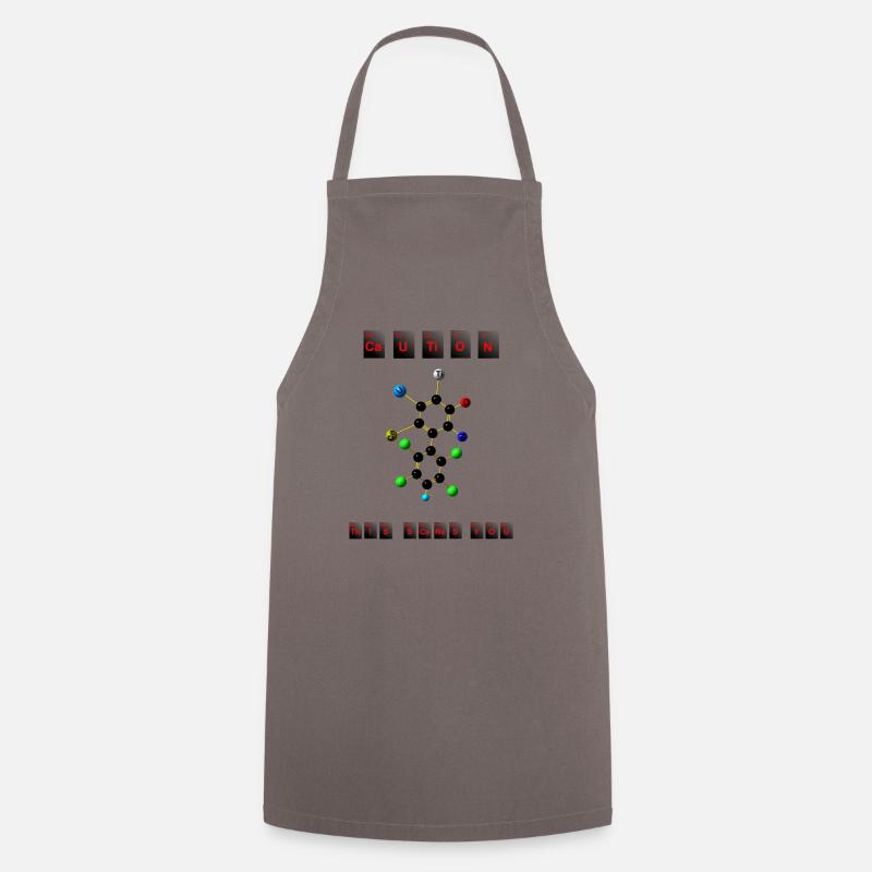 Caution - Tablier de cuisine - gris