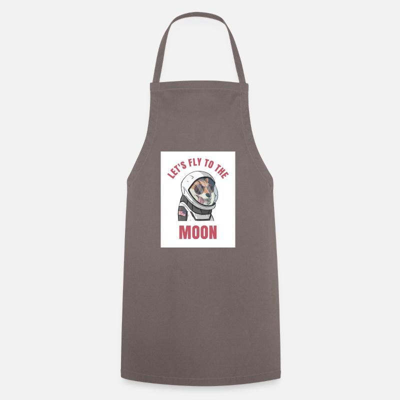 Chien astronaute - Tablier de cuisine - gris
