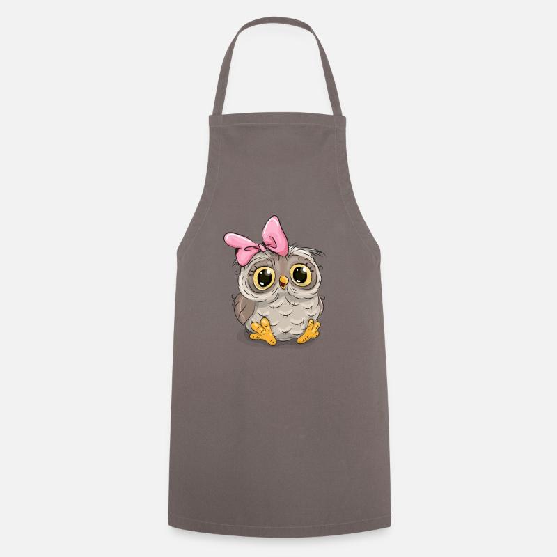bird - Cooking Apron - grey