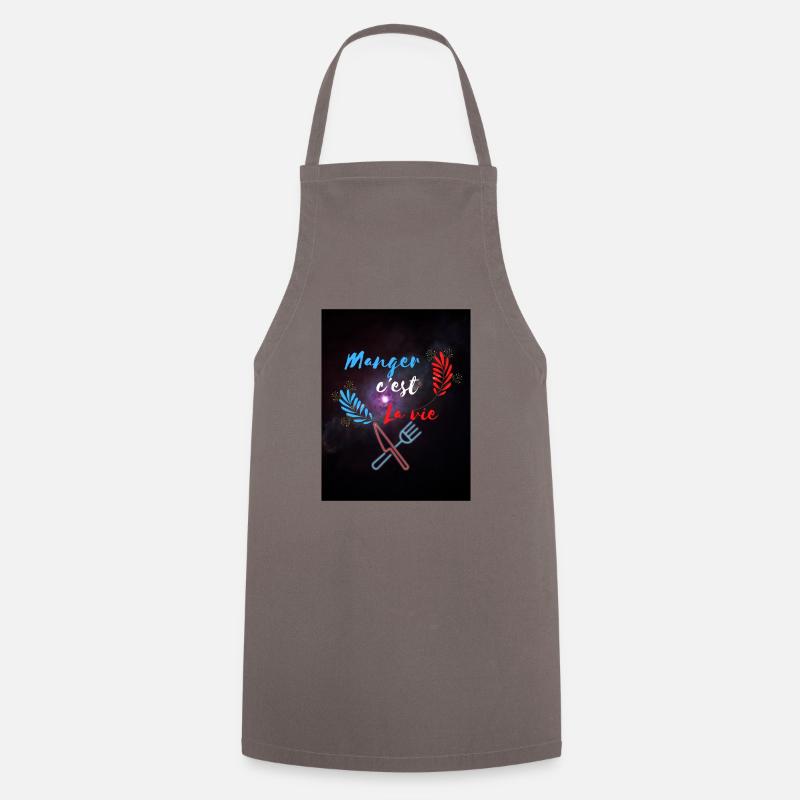manger - Tablier de cuisine - gris