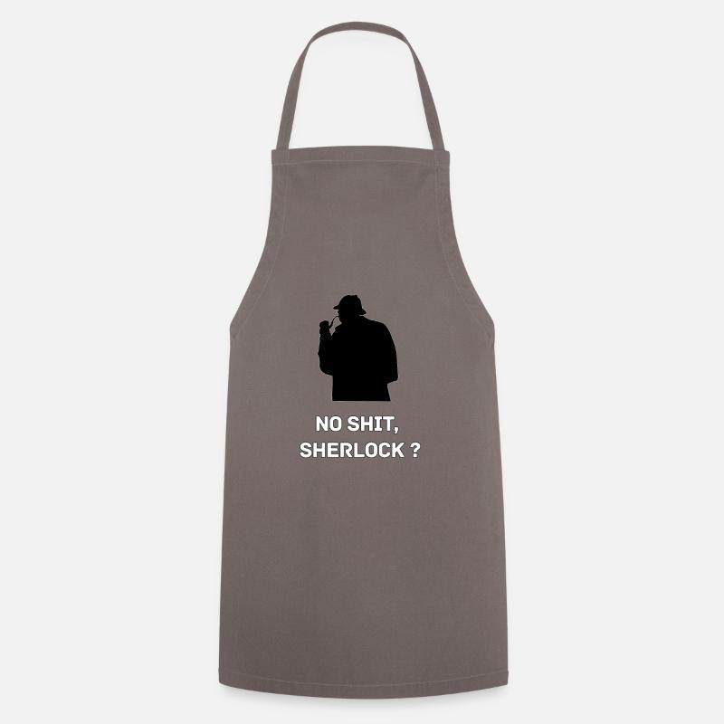 Sherlock? - Kochschürze - Grau