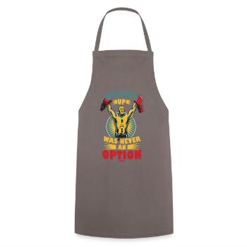 Motivation - Tablier de cuisine - gris - Devant - AI Model Male 185 dark (185cm)