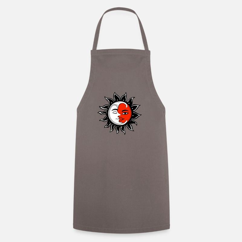 Moon Sun - Cooking Apron - grey