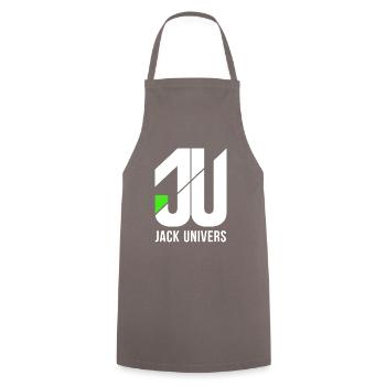 Jack Univers - Kochschürze - Grau - Vorne - AI Model Male 185 dark (185cm)