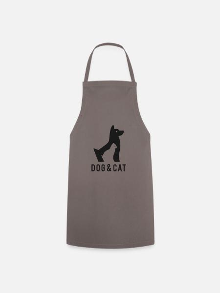 Dog & Cat - Kochschürze - Grau