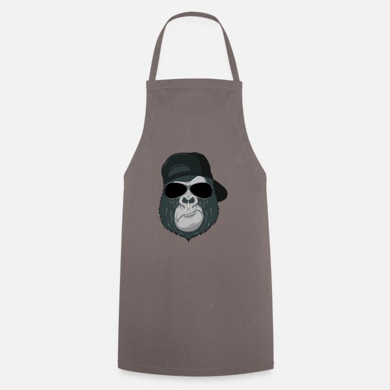 Gorillewear - Tablier de cuisine - gris