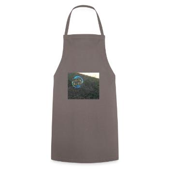 Grande bulle de savon en extérieur - Tablier de cuisine - gris - Devant - AI Model Male 185 dark (185cm)