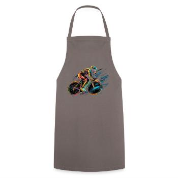 Tenue de vélo pour cyclistes Vélo de route - Tablier de cuisine - gris - Devant - AI Model Male 185 dark (185cm)