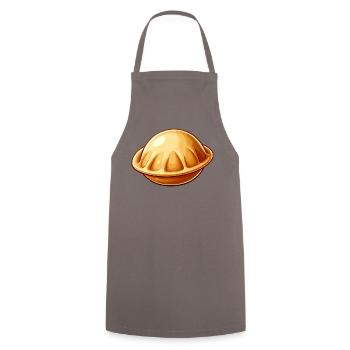 J’aime Pelmeni disant en russe drôle - Tablier de cuisine - gris - Devant - AI Model Male 185 dark (185cm)