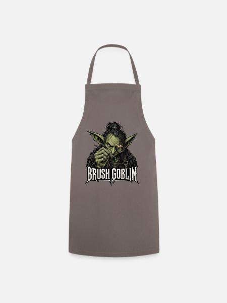 Brush Goblin – Tabletop Miniatur Malen - Kochschürze - Grau