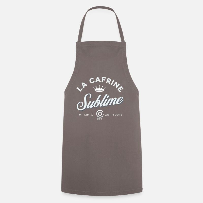 La Cafrine Sublime B - Tablier de cuisine - gris