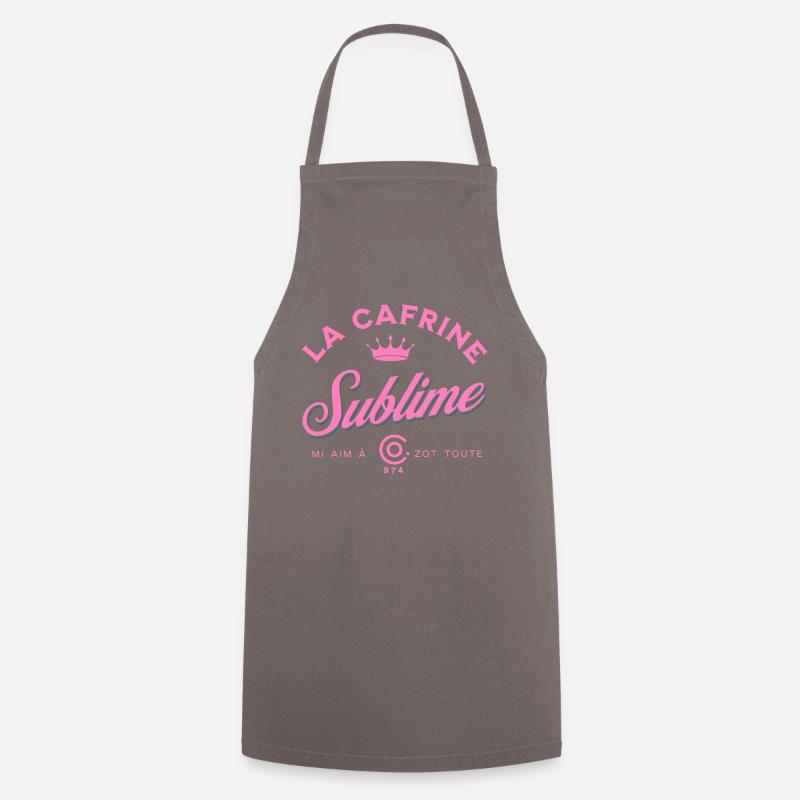 La Cafrine Sublime R - Tablier de cuisine - gris
