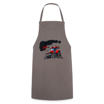 0844 CIH smoke - Cooking Apron - grey - Front - AI Model Male 185 dark (185cm)