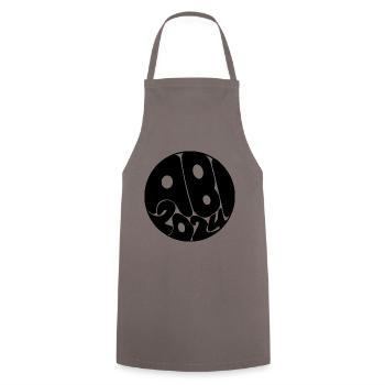 Abi 24 Prüfung bestanden Geschenk - Kochschürze - Grau - Vorne - AI Model Male 185 dark (185cm)
