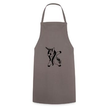 Licorne - Licorne - Tablier de cuisine - gris - Devant - AI Model Male 185 dark (185cm)