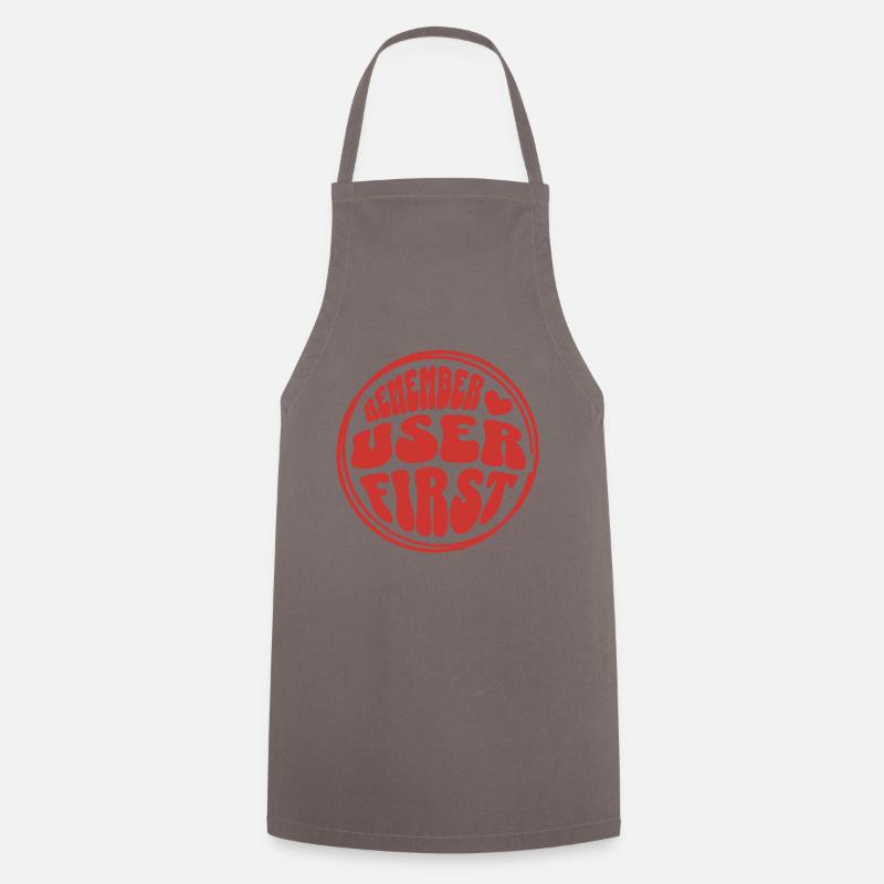 Funny UI/UX User Experience UX Designer - Cooking Apron - grey