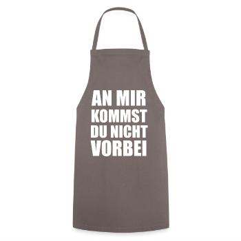 Abwehrspieler Fußballspieler Fußball Handball - Kochschürze - Grau - Vorne - AI Model Male 185 dark (185cm)