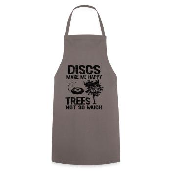 Disc Golf Golfer cadeau joueur sort Papa - Tablier de cuisine - gris - Devant - AI Model Male 185 dark (185cm)