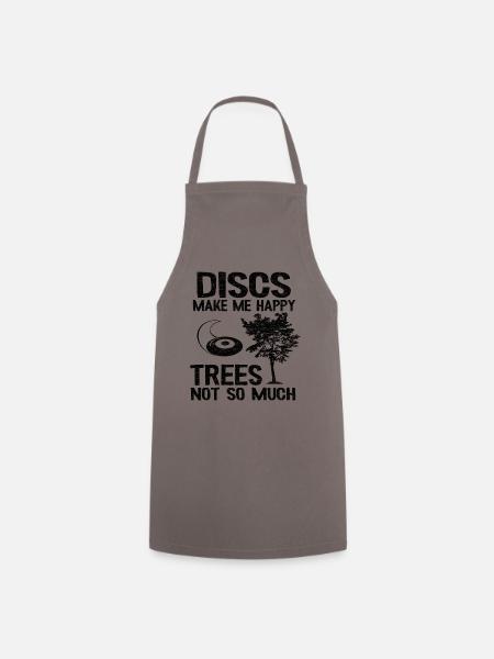 Disc Golf Disc Golfer Geschenk Spieler Spruch Papa - Kochschürze - Grau