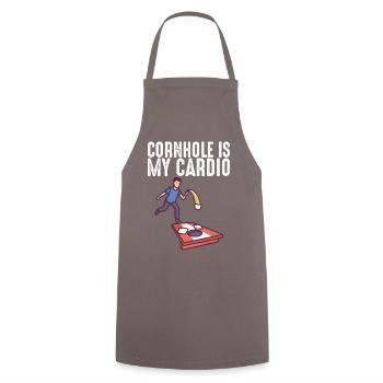 Pickleball Racket Pickle Ball I Dont Alway Play - Cooking Apron - grey - Front - AI Model Male 185 dark (185cm)