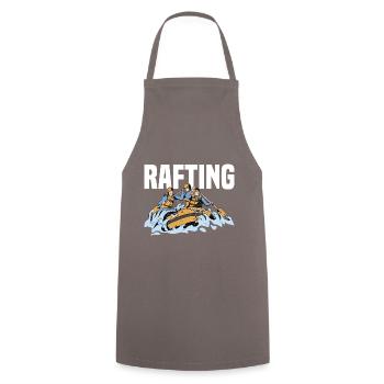 Rafting Squad Outfit for Teams Boating Mountains - Cooking Apron - grey - Front - AI Model Male 185 dark (185cm)