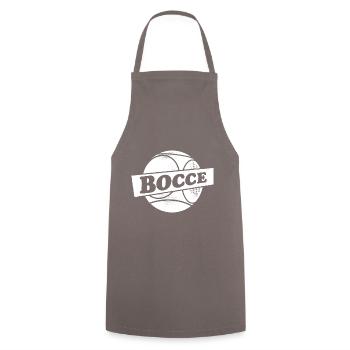Bocce Ball mit Jack Bocci Game Bocce - Kochschürze - Grau - Vorne - AI Model Male 185 dark (185cm)