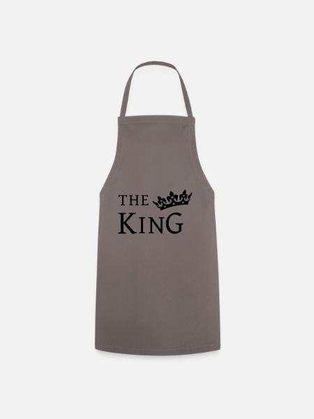 Saint Valentin - Tablier de cuisine - gris