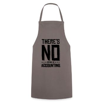 Comptabilité comptable - Tablier de cuisine - gris - Devant - AI Model Male 185 dark (185cm)