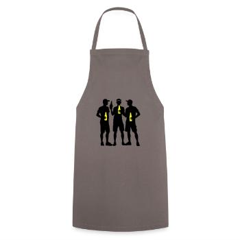 Party Team Bier Junggesellenabschied - Kochschürze - Grau - Vorne - AI Model Male 185 dark (185cm)