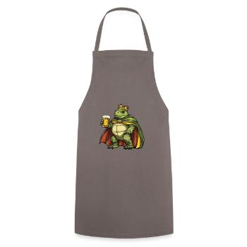 Turtle Beer Funny - Cooking Apron - grey - Front - AI Model Male 185 dark (185cm)