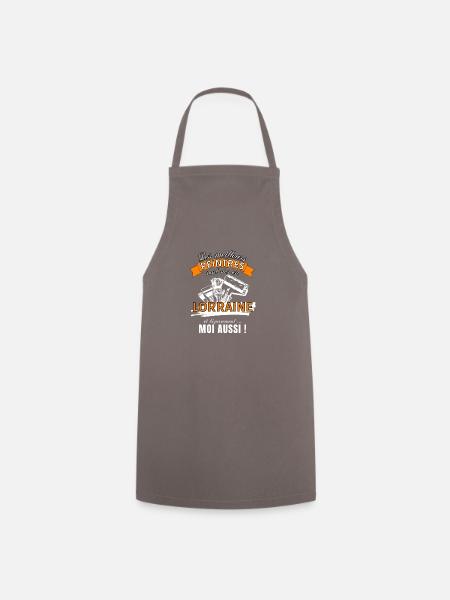 Cadeau Homme Peintre Lorrain Anniversaire Noel - Tablier de cuisine - gris