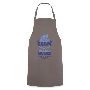 calme Beagle - Tablier de cuisine - gris - Devant - AI Model Male 185 dark (185cm)