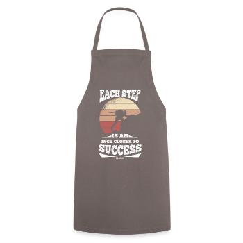 Motivation motivieren Karriere Positiv Geschenk - Kochschürze - Grau - Vorne - AI Model Male 185 dark (185cm)