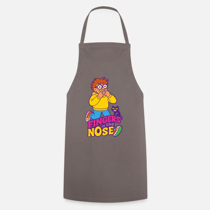 Fingers in the nose - Tablier de cuisine - gris