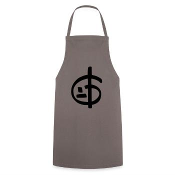 Equation de Zoran - Tablier de cuisine - gris - Devant - AI Model Male 185 dark (185cm)