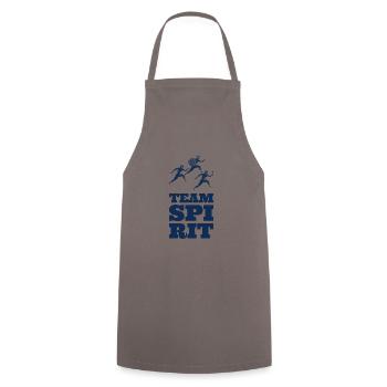 Spartans - Team Spirit - Sparta team spirit - Cooking Apron - grey - Front - AI Model Male 185 dark (185cm)