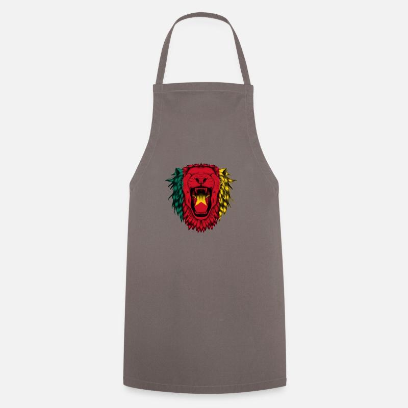 Cameroun - Tablier de cuisine - gris