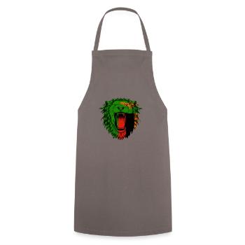 Zambie - Tablier de cuisine - gris - Devant - AI Model Male 185 dark (185cm)