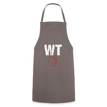 Wing Chun Self-Défense Mode de vie Arts martiaux - Tablier de cuisine - gris - Devant - AI Model Male 185 dark (185cm)