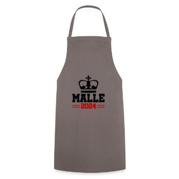 Malle 2024 Krone - Tablier de cuisine - gris - Devant - AI Model Male 185 dark (185cm)