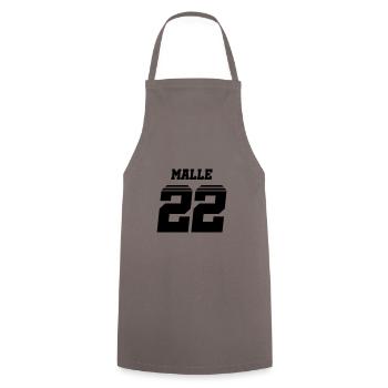 malle 22 - Cooking Apron - grey - Front - AI Model Male 185 dark (185cm)