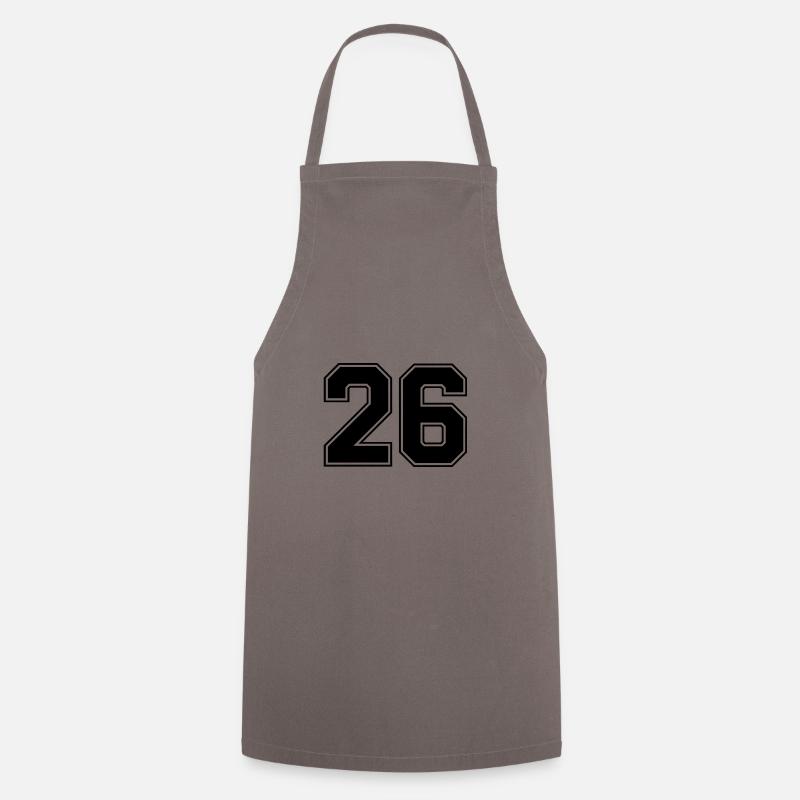 26 number jersey - Cooking Apron - grey