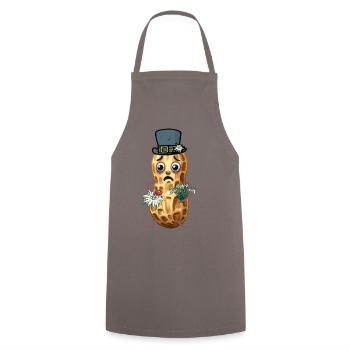 Peanuts Peanut Spring Switzerland Tyrol Nut - Cooking Apron - grey - Front - AI Model Male 185 dark (185cm)
