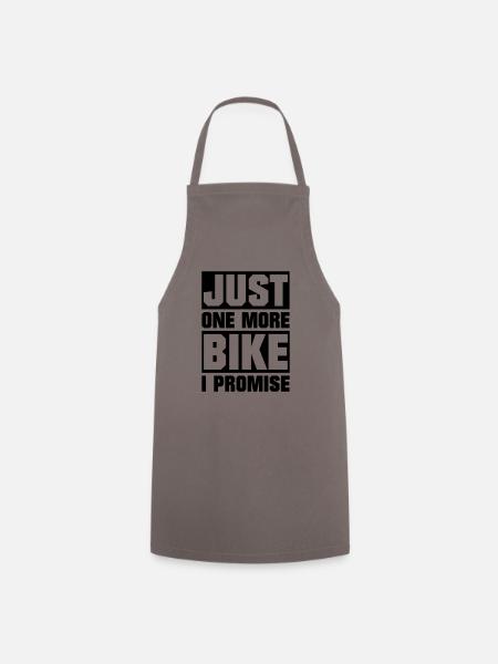 just one more bike - Kochschürze - Grau