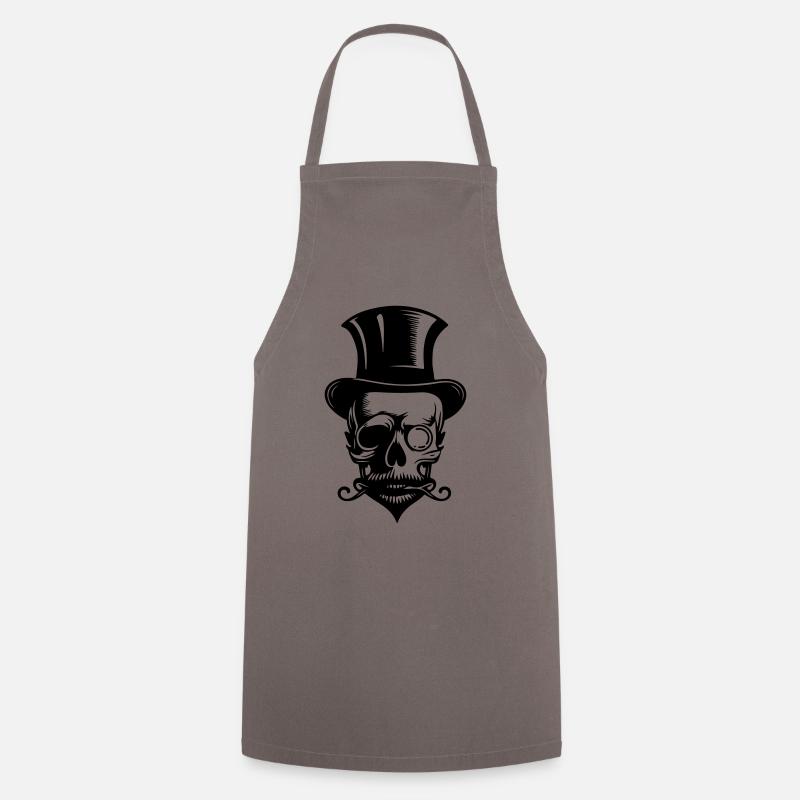 Bachelor Skeleton - Cooking Apron - grey