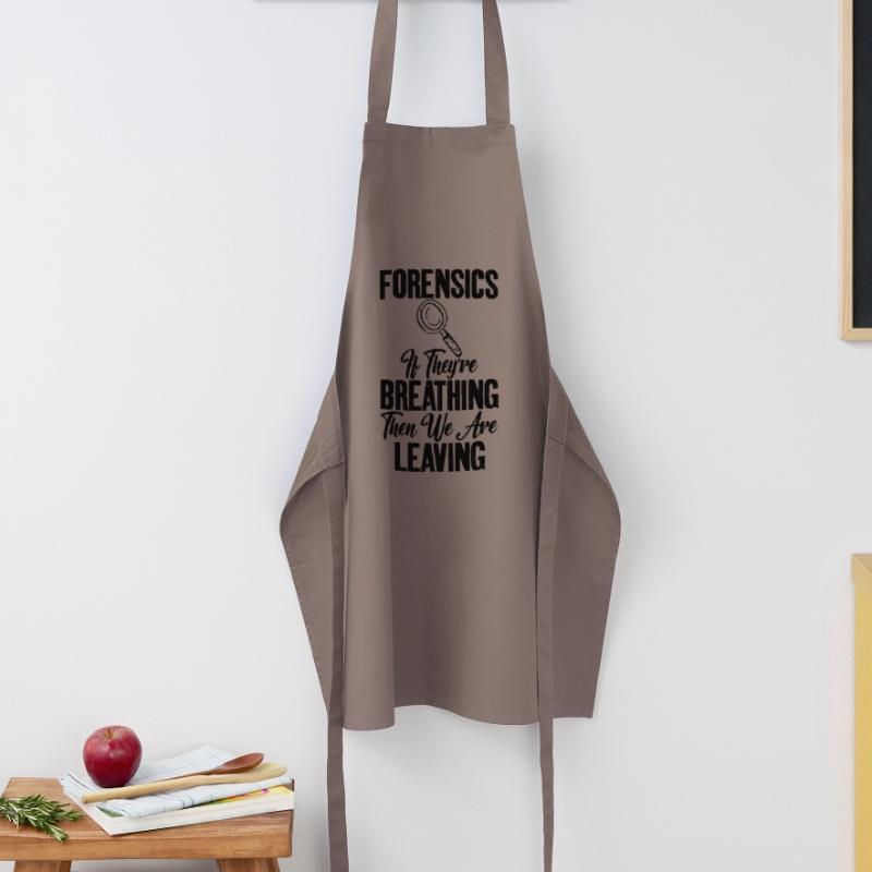 Quand vous respirez Forensic Science Graphics Tablier de cuisine