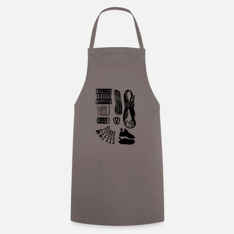 Ensemble de Alpine matériel d'escalade - Tablier de cuisine - gris