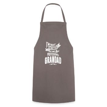 I'm a Professional Grandad - Cooking Apron - grey - Front - AI Model Male 185 dark (185cm)
