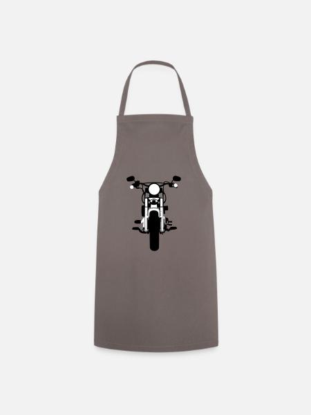 Moto, Motorcycle - Tablier de cuisine - gris
